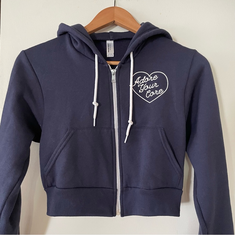 AMERICAN APPAREL | Cropped Gym Hoodie